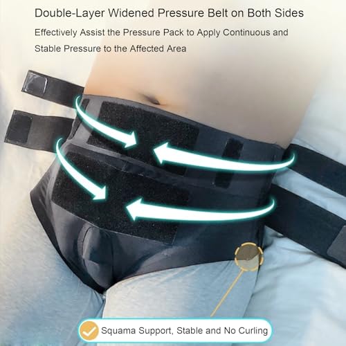 Faja para Hernia Inguinal Ajustable para Hombre Mediana miniatura 3