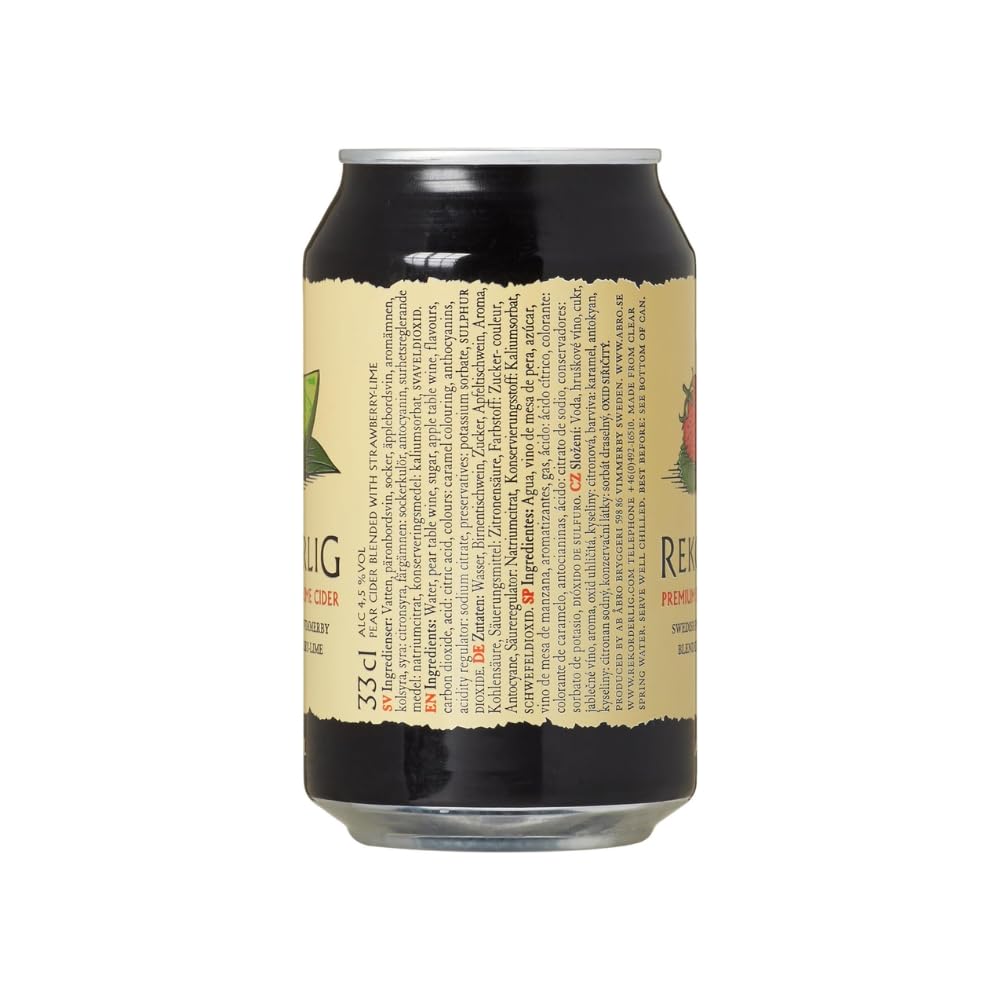 Rekorderlig Strawberry-Lime Cider 72 Dosen Summer Party Pack
