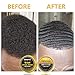 Goiple 360 Wave Shampoo Wave Pomade Strong Hold 360 Training Hair Cream, Wave Butter for Men Pocket Palm Brush Curved Brush Silky Durags for Men Extra Long Tails Wave Brush Wave Cap Set