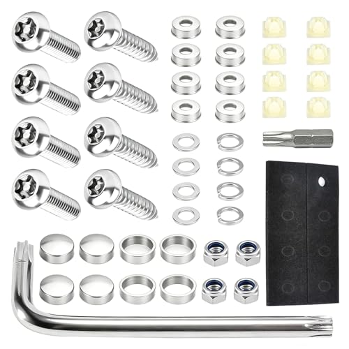 tornillos para placas de carro marca TAGNEFLOR