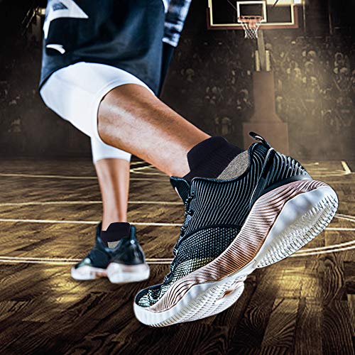 JHM No Show Short Cut Low Cut Anti Slip Non Slip,Non Skid Slipper Hospital,Sport,Athletic Socks with grips4