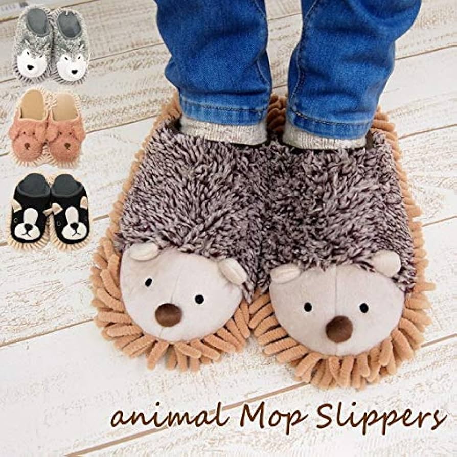 ぱもっぷ♡ Amazon｜[インテリア カンパニー] モップスリッパ ハチワレ