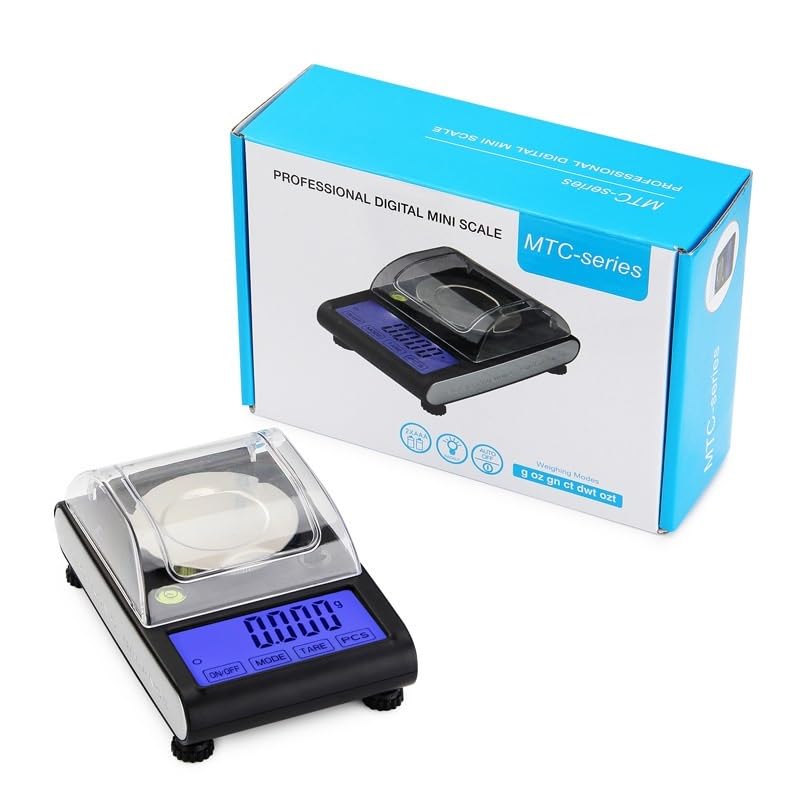 Báscula electrónica digital precisión 0.001g 50g miniatura 4