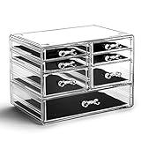 BINO | 7 Drawer Makeup Organizer - Chelsea | THE MANHATTAN SERIES | Makeup Drawer Organizer | Makeup...