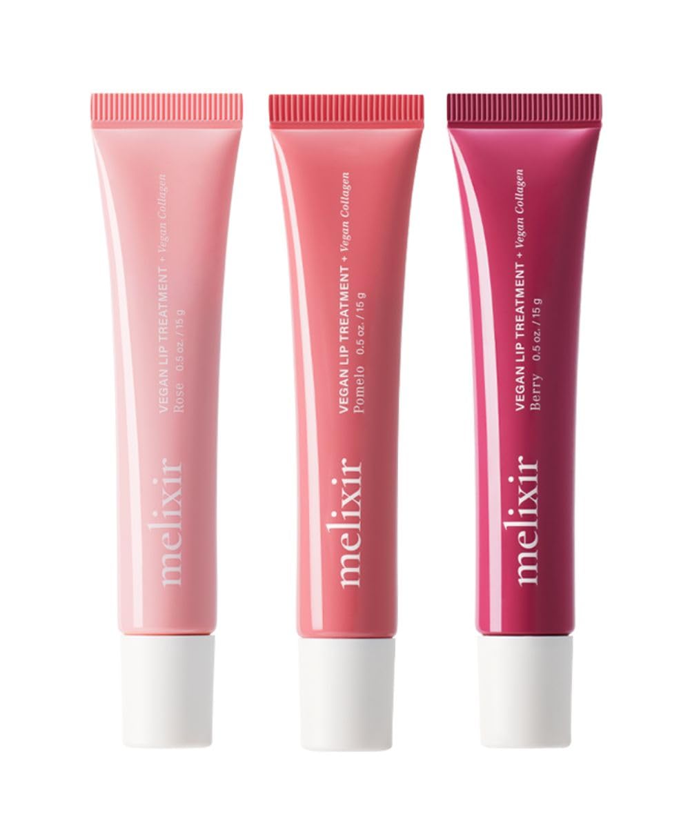 Amazon.com : Melixir Vegan Lip Treatment Trio – Sheer Tinted Lip