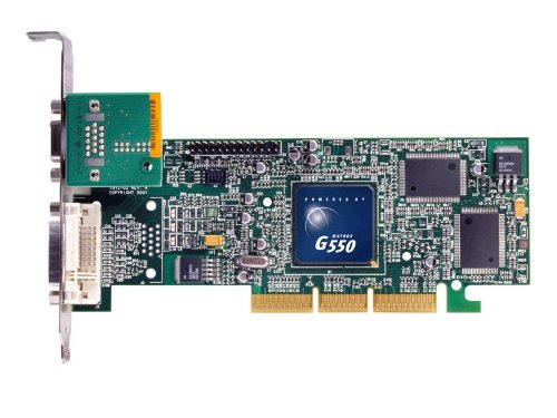 Matrox G55 Passiv Grafikkarte (AGP, 32MB DDR2 Speicher, DVI/VGA or VGA/VGA Display, 1 GPU)