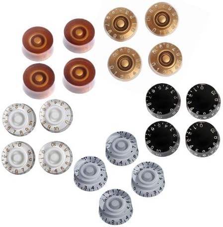super music 5 Sets of 4pcs Speed Control Knobs for Gibson Les Paul Replacement Electric Guitar Parts