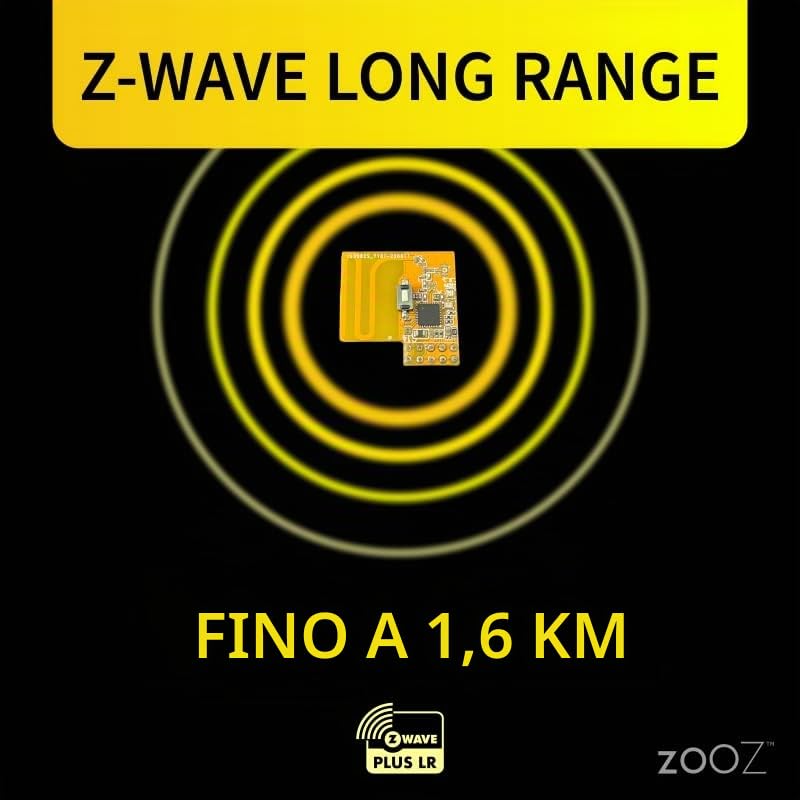 Zooz Modulo GPIO a lungo raggio Z-Wave serie 800 ZAC93 LR (da utilizzare con Home Assistant Giallo o Raspberry Pi)