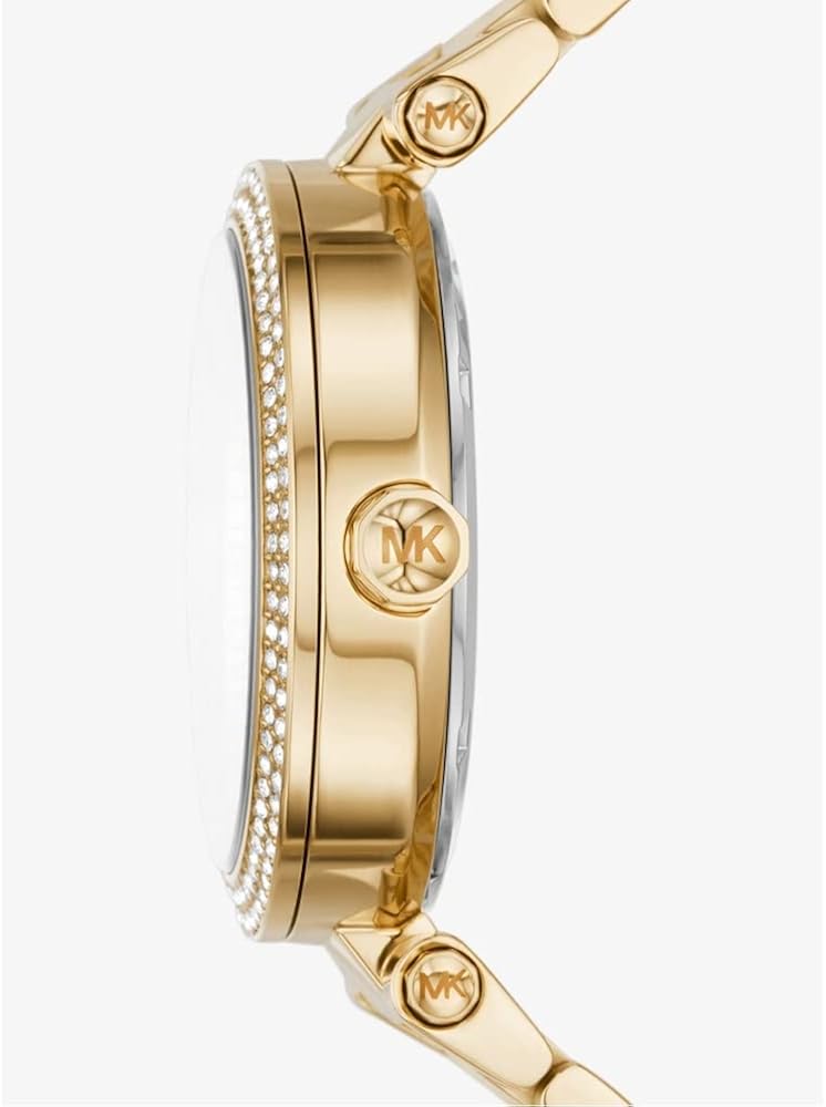 Michael Kors Orologio a Tre Lancette Parker da Donna, Acciaio Inossidabile, Cassa da 39 mm Michael Kors Orologio a Tre Lancette Parker da Donna, Acciaio Inossidabile, Cassa da 39 mm