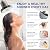 Wheelton Filtered Shower Head - High Pressure Shower head with 20-Stage Filter for Hard Water, Reduce Chlorine/Heavy Metals, Improve Hair & Skin (Black)