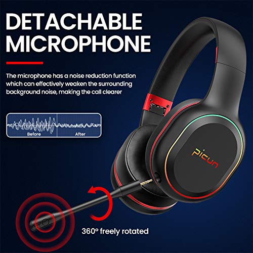 Picun Elite P80S Headset with detachable microphone