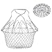 Xrten Panier à Frire, Panier a Salade Tamis Cuisine Inoxydable Fry Extensible Chef Panier Cuisine