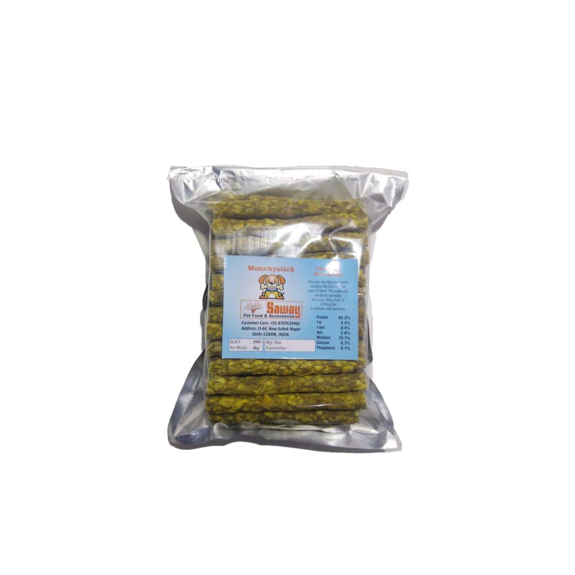 SAWAY Pet Food & Munchy Mutton 1kg Dog Chew Sticks Standard Packing Pack of Zip Pack 1 (B07MJZM8QT) Amazon Price History, Amazon Price Tracker