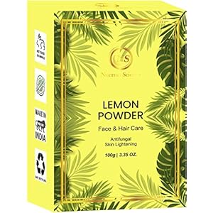 Nuerma Science Lemon Peel Powder for Vitamine C & Skin Lightening Brightening