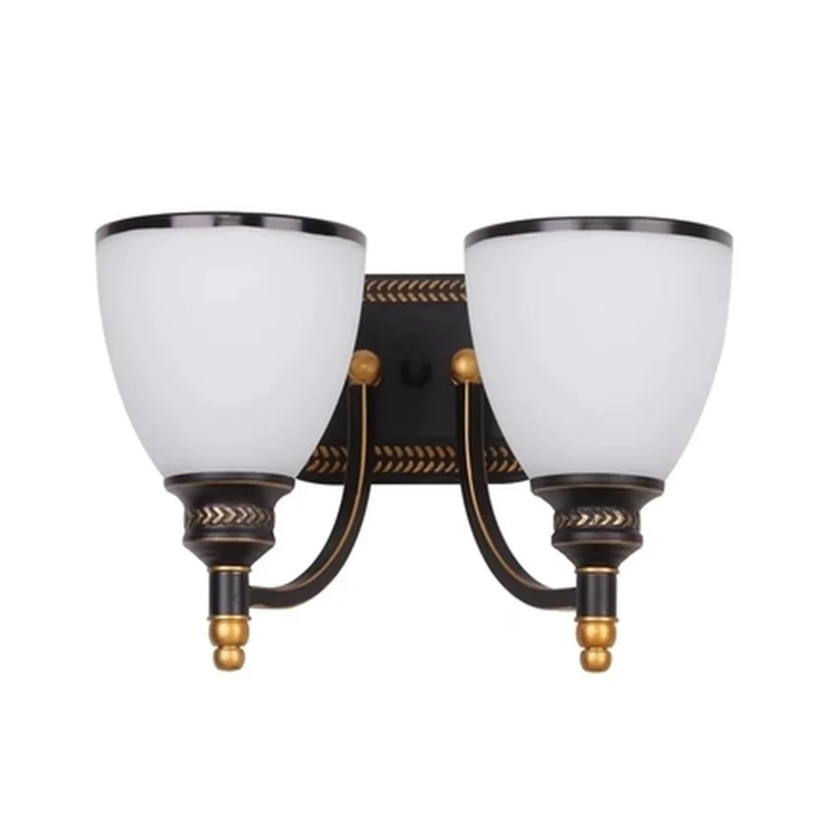 VDOQTLJT Bedroom Wall Lighting Retro V-intage Led Lamp Luminaria Home Mount Light Lights Modern Sconce(2 lights)