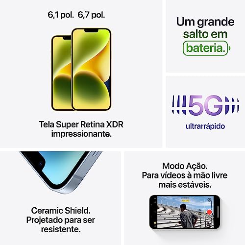 Apple iPhone 14 (512 GB) – Amarelo