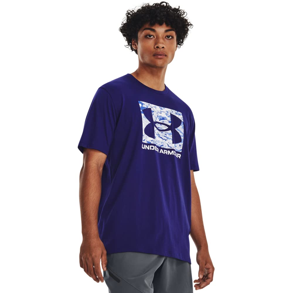 Under ArmourABC Camo Boxed T-Shirt - Sonar Blue - XL