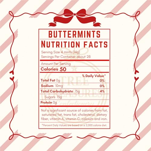220ct Red and White Buttermints | Butter Mints Individually Wrapped Bulk | Soft Pillow Mints for Valentine Candy, Christmas, Wedding, Casino Night | Meltaway Mints Red Candy Bulk | Hospitality Mints — view 2