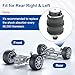 Rear Air Suspension Spring Bags 2 Pin Compatible with 2003-2009 Mercedes Benz W211 E280 E320 E350 E500 E550 E55 E63 AMG 4Matic Replace# 2113200925 (2PCS)