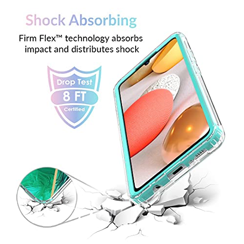 Jeylly Case For Samsung Galaxy A42 5G, Marble Case Military Grade Heavy Duty Anti Scratch Drop Proof Rugged Case For Girls Women, Slim Stylish Cute Case For Galaxy A42 5G Case 6.6 Inch, Jade Green #TOP5