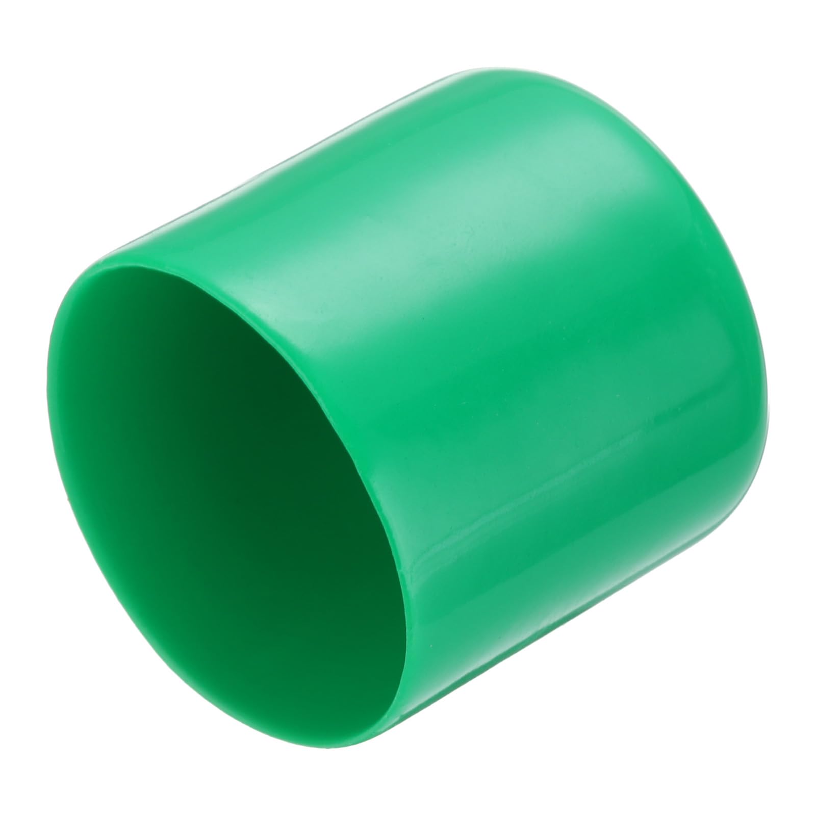 uxcell 20pcs Rubber End Caps 43mm ID Vinyl PVC Round Tube Bolt Cap Cover Screw Thread Protectors Dark Green