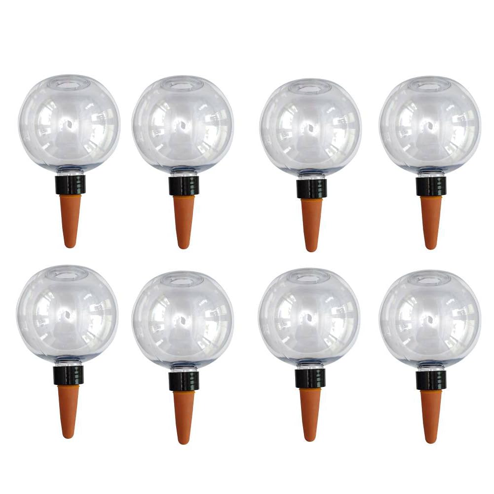 HTU Globes d'arrosage Automatique, système d'irrigation Goutte à Goutte, Globes d'arrosage pour Plantes d'intérieur et d'extérieur - 8 pièces