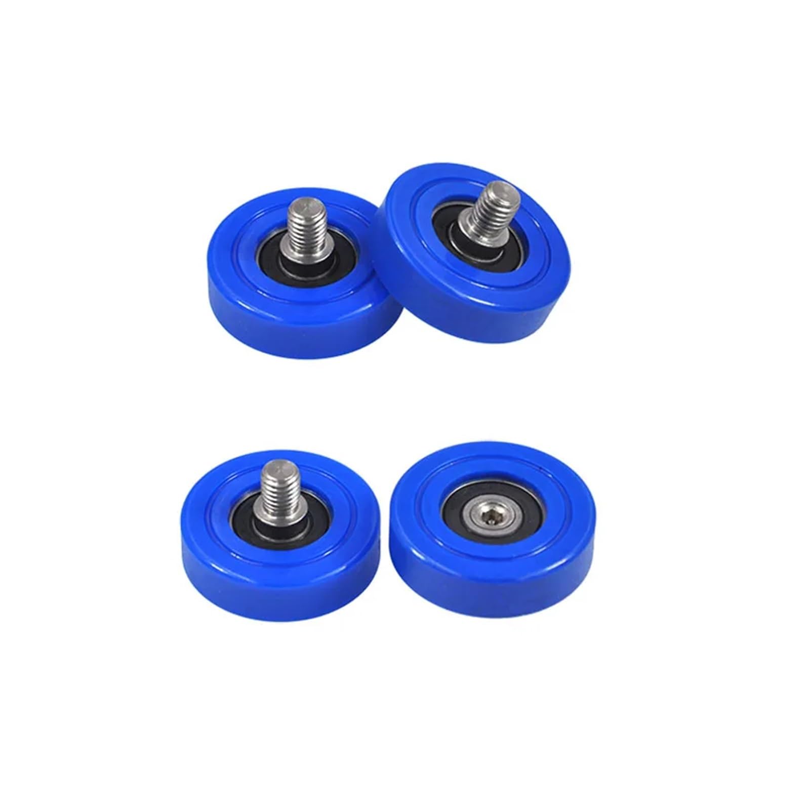 Roue de guidage revêtue de caoutchouc PU60840 anti-vibration M8