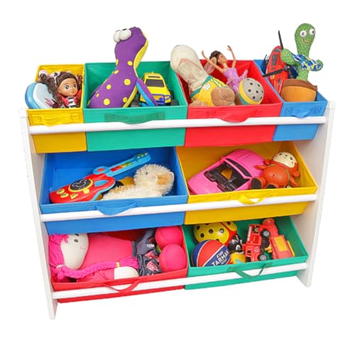 Organizador de Brinquedos Infantil colorido Organibox Montessoriano