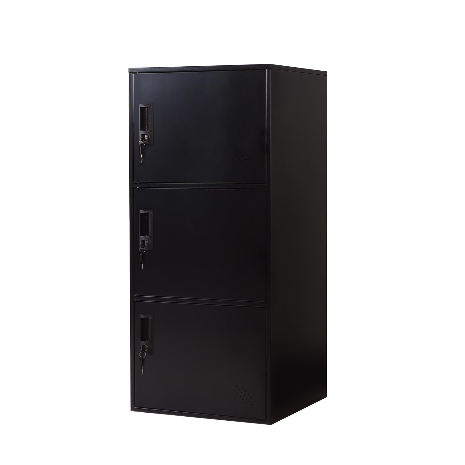 LINGZOE Metal Storage Locker Cabinet for Office, Home, Gym, School, Steel Cabinet to Storage File, Toys, Shoes and Sports Equipment, Locker Organizer