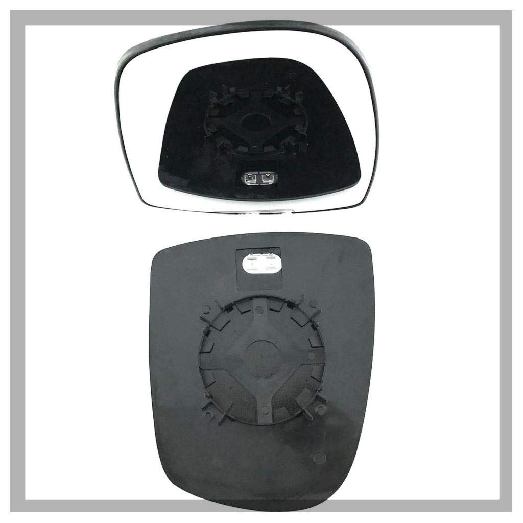 TWMC Fits Vauxhall Vivaro, For 2002 to 2008 Heated Base Convex Wing Mirror RIGHT HAND ( UK Driver Side )