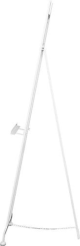 Miniatura 2 de Deco 79 Caballete de metal, 16 x 19 x 57 pulgadas, blanco