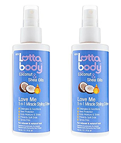 Pack of 2 5.1 oz Lotta Body Love Me 5 N 1 Miracle Creme Bundled by Maven Gifts