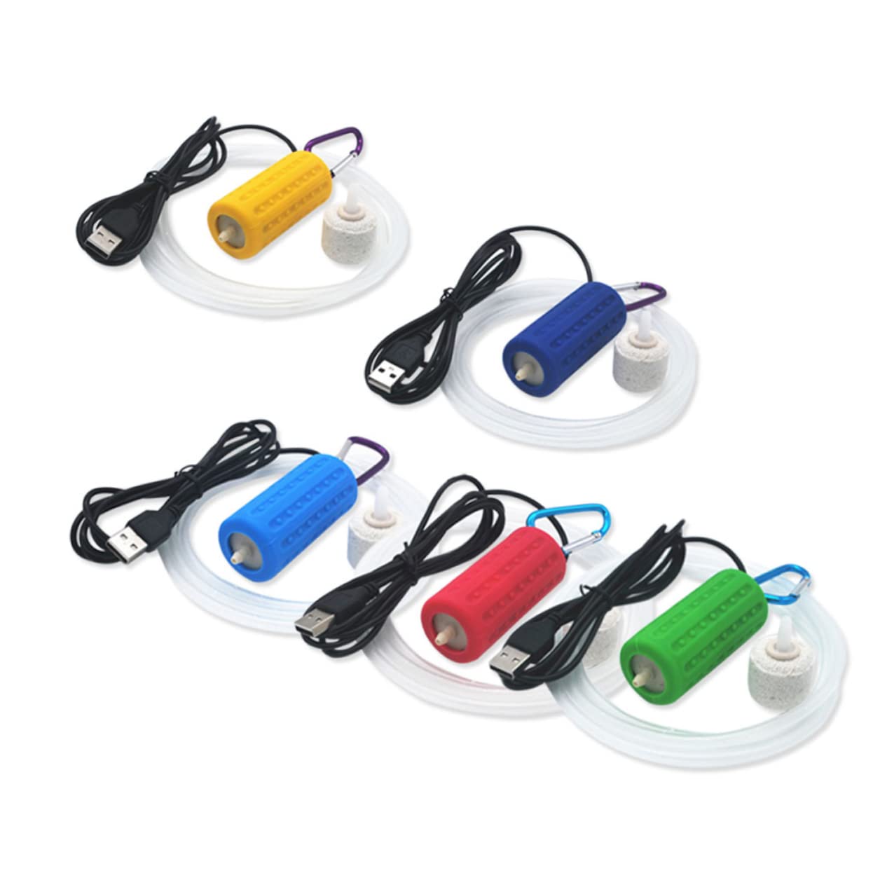 Mipcase 3stücke USB Aquarienluftpumpe Ultra-leise Kompakte Sauerstoffpumpe Für Kleine Und Mittlere Fischbecken Vielseitig Einsetzbar Energiesparend Für Aquarien Und Hydroponik