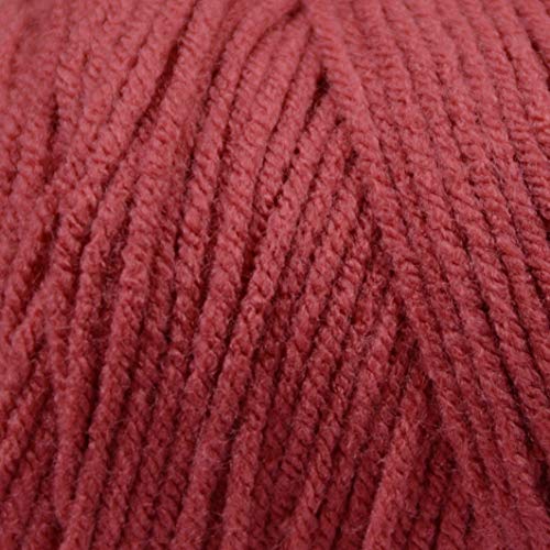 Hilo Basix Premier Yarns rosa suave resistente al desgaste para tejer a mano 3