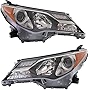 Evan-Fischer Headlight Set Compatible with 2013-2015 Toyota RAV4 Left Driver and Right Passenger Side Halogen With bulb(s)
