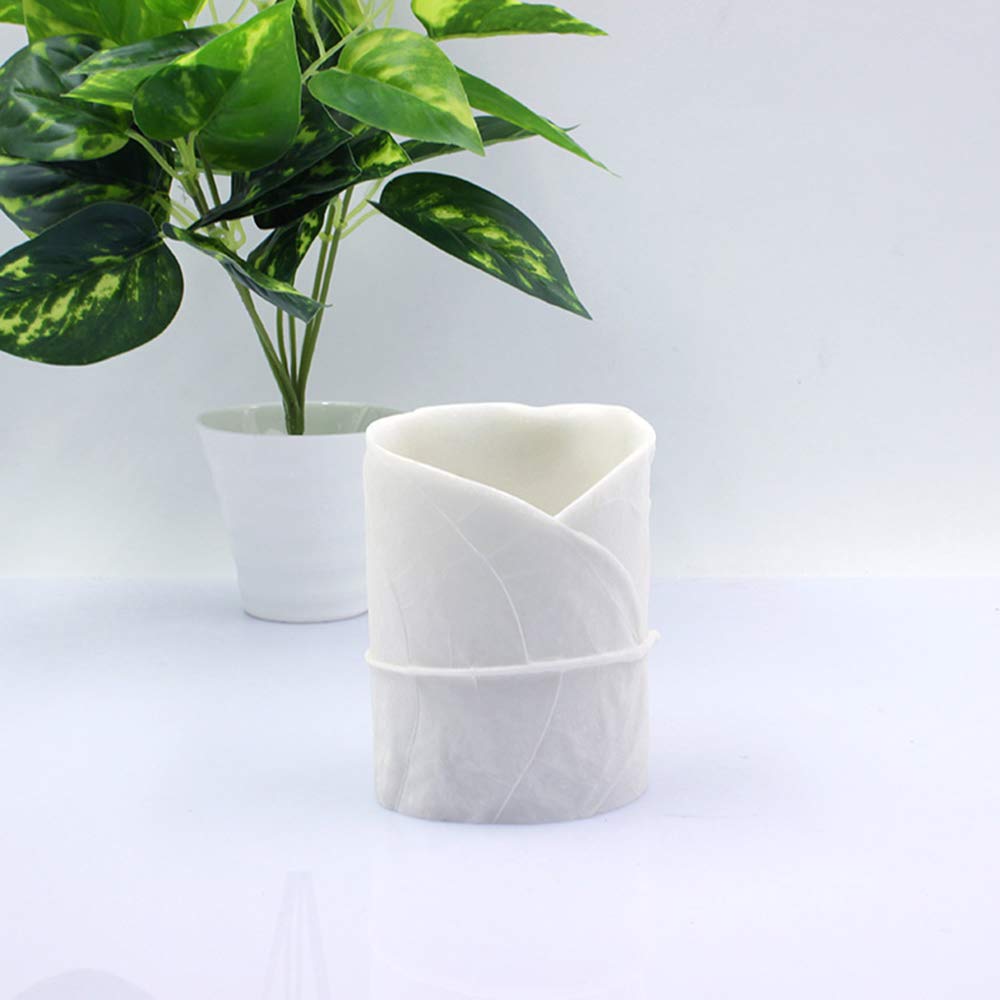 Estilo Moderno Blanco Juego de Accesorios de Baño de Resina Conjunto de Baño con Porta Cepillo de Dientes, 2 Tazas, Dispensador de Jabón Líquido, Jabonera, Diseño de la Hoja,with Tray