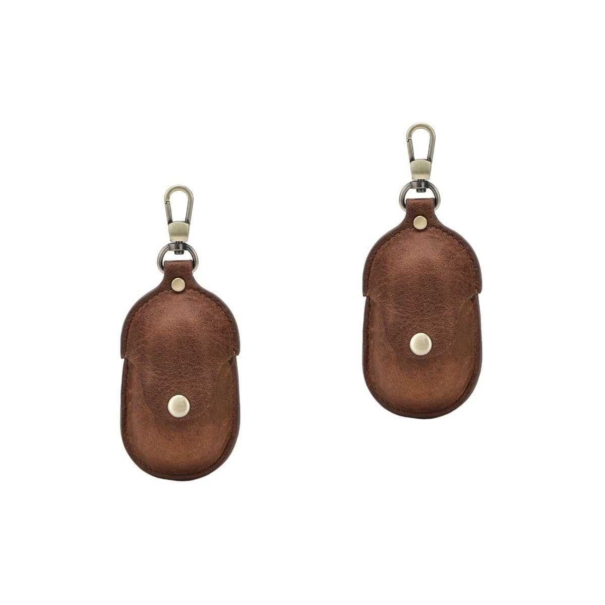 jojofuny Estuche De Cuero para Guardar Auriculares 2 Unidades Resistente A Arañazos Y Duradero.