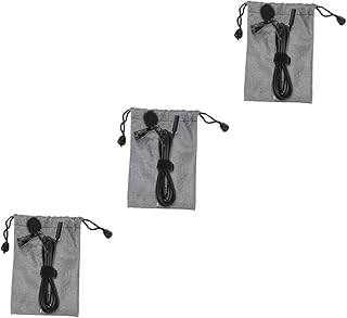 UKCOCO 3pcs microphone headphones headset for computer corded headphones head headset with mic mic Lecture lav mic tablet accessory live streaming Recording Mic