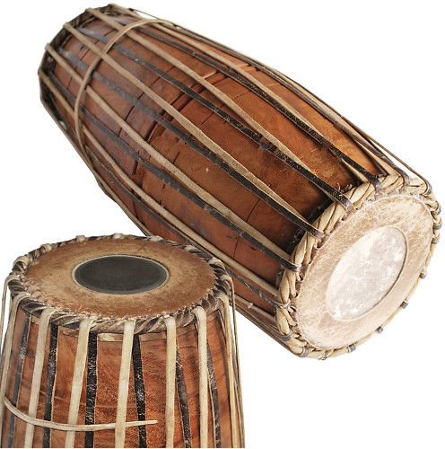 Sai Musical Solid Wood HM-0113 Mridangam Drum Brown Color - A Musical Instrument-image-25
