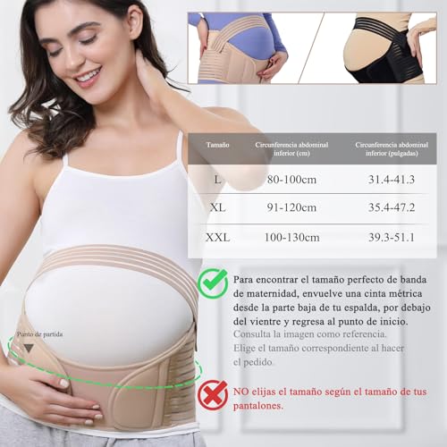 Catálogo para Comprar On-line Fajas de embarazo para Mujer los mejores 10. 18 Fajas de embarazo para Mujer marca LANFYFU (3)