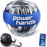Power Hands Gyro Ball – Hand-Gyroskop zur Stärkung, Rehabilitation und Erholung von Hand, Handgelenk und Unterarm beim Training