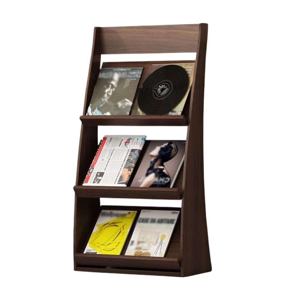 Zeitschriftenständer Bodenstehendes Zeitschriftenregal Vertikales Prospektständer Klappbarer Zeitschriftenständer Bücher- und Zeitungsständer Dekorativ