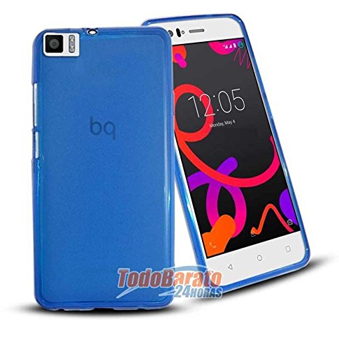 TD24H Funda TPU para BQ AQUARIS M 2017 / M5.5 Azul