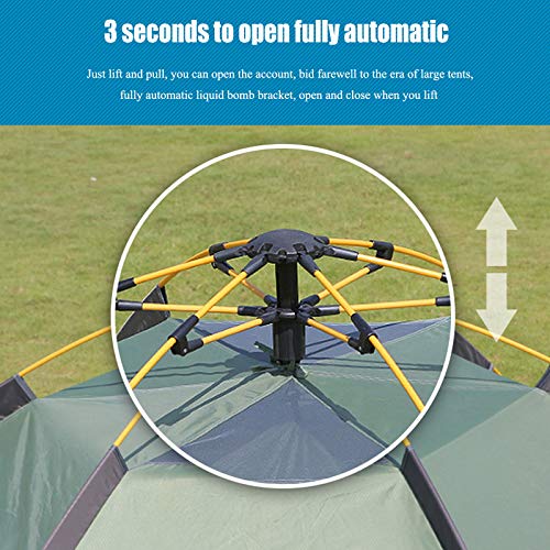 Tente pop-up camping familiale imperméable 3-4 personnes