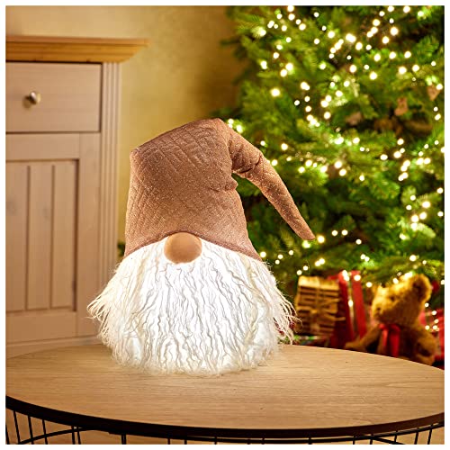 com-four® Premium Weihnachts-Wichtel mit LED als Weihnachtsdeko – Ansicht 1