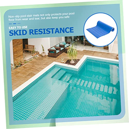 Alfombra antideslizante para escalera de piscina de 90x23 cm miniatura 5