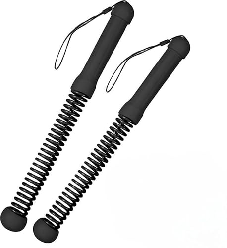 New Upgrade Weighted Cordless Battle Ropes – Quiet Ropeless Training Rope Fitness Equipment for Home Gym, Portable Exercise Battle Rope for Women & Men, Indoor & Outdoor Workouts (Black)