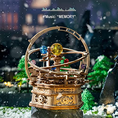 Rokr 3D Wooden Puzzles For Adults Mechanical Music Box-Starry Night thumb #1