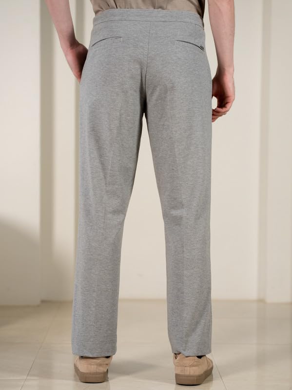 Image of The Pant Project Relaxed Fit Korean Pintuck Pants for Men | Stylish Relax Fit Men's Wear Trousers for Office or Party | Mens Fashion Dress Trouser Pant