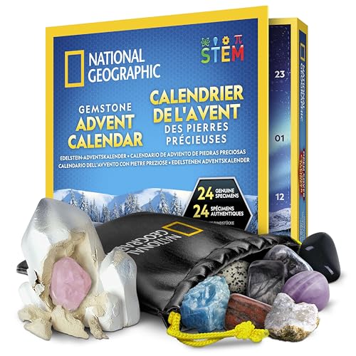 NATIONAL GEOGRAPHIC Edelstein-Adventskalender 2025 - Adventskalender für...